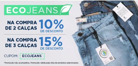 Calças Eco Jeans da TNG com até 15% OFF - ecojeans tng desconto site