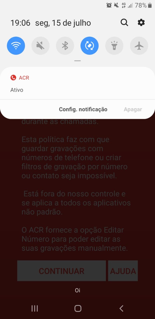 Gravar Chamadas no Android - Configuração do ACR - Parte 3