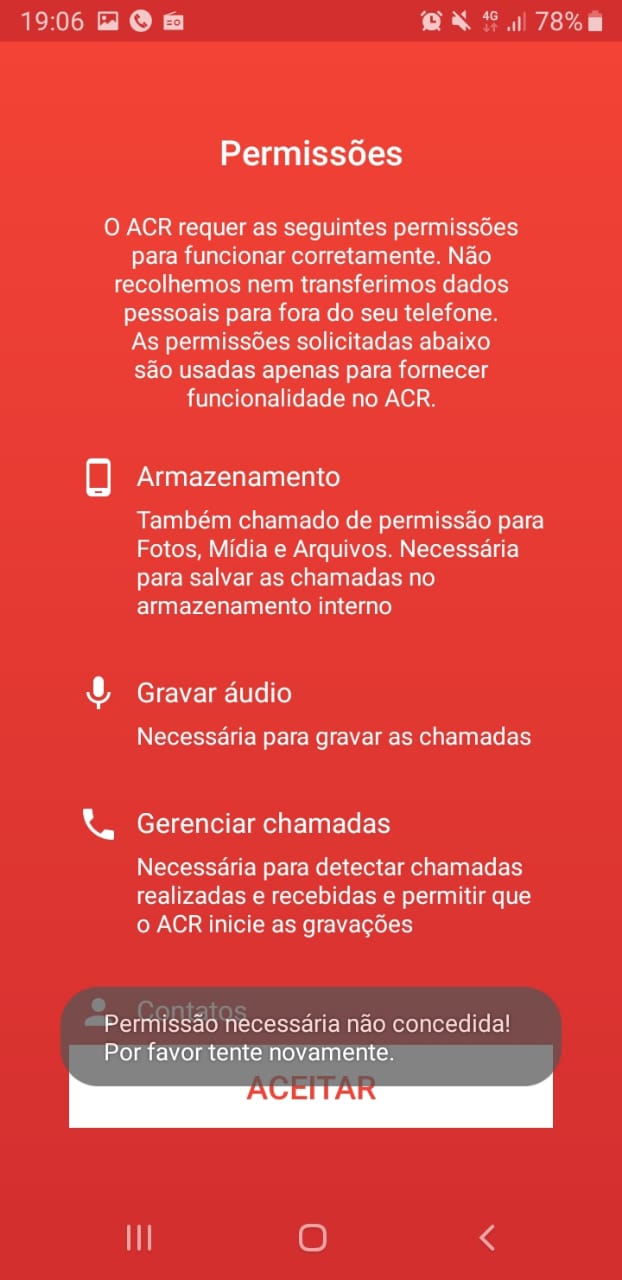 Gravar Chamadas no Android - Configuração do ACR - Parte 2