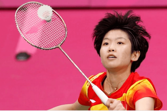 jogadora de badminton