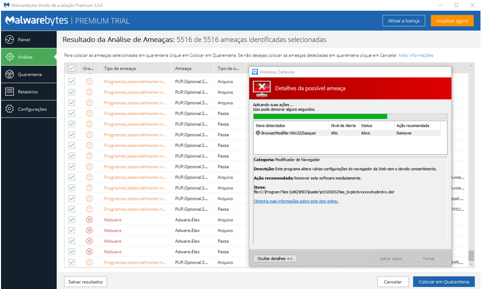 Como se proteger de vírus no computador com Windows 10? - vírus Artigos malwarebytes vs windows defender no Windows 10