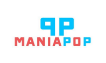 Desconto de 5% todo site Mania Pop com boleto à vista - mania pop logotipo