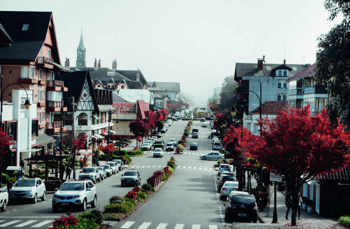 Foto de Gramado/RS. Fonte: Pousada Serra Gaúcha/reprodução.