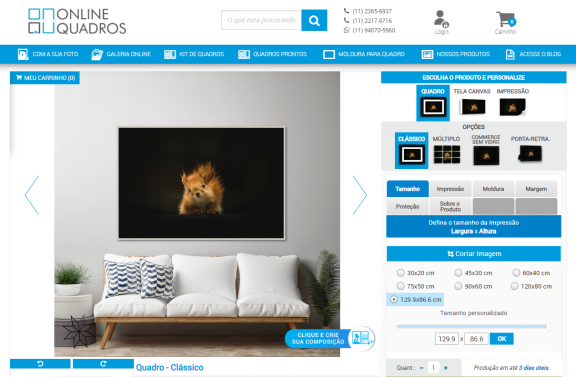 5 melhores sites para criar canvas e quadros personalizados - canvas e quadros personalizados Guias simulação online quadros