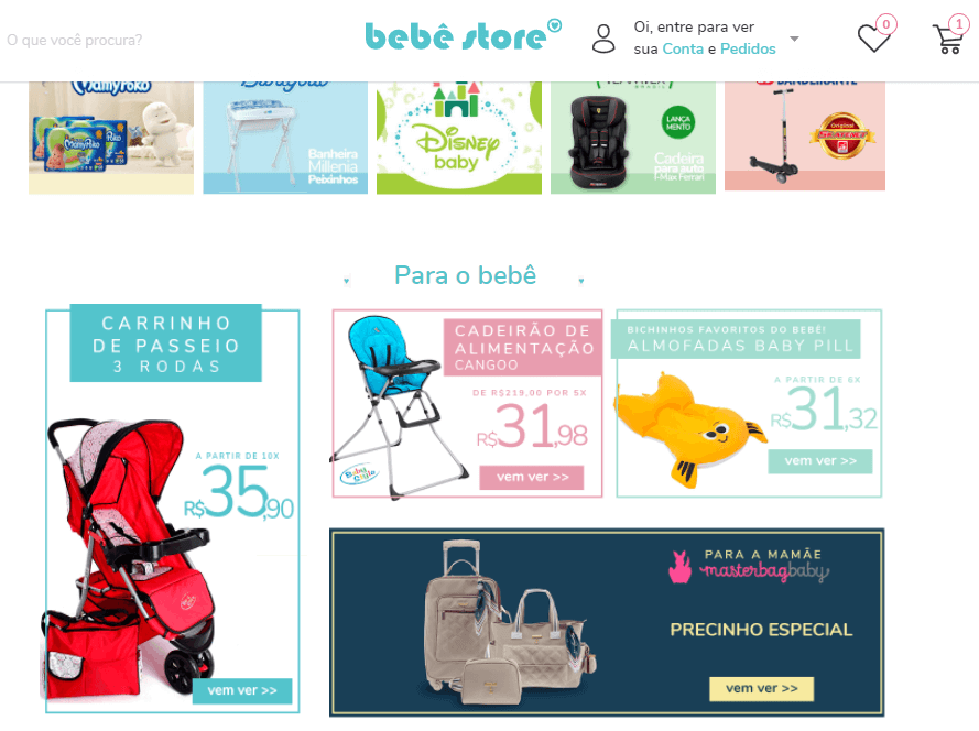 sites confiáveis para comprar roupas de bebê