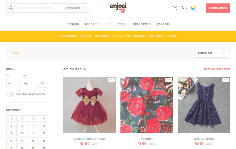 melhores sites para comprar enxoval de bebe