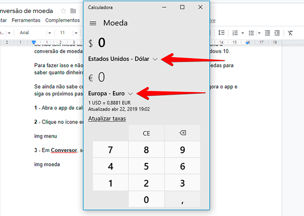 sites para fazer conversao de moeda converter