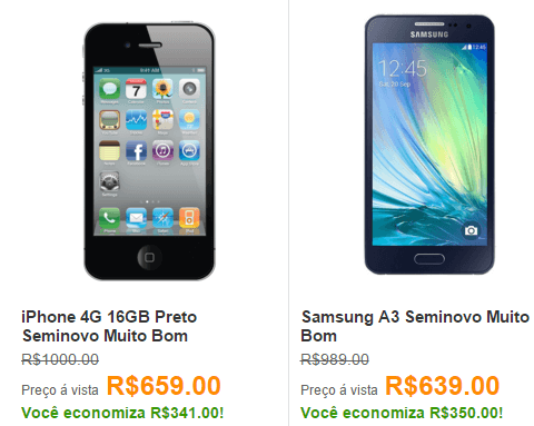 smartphones semi novos com desconto